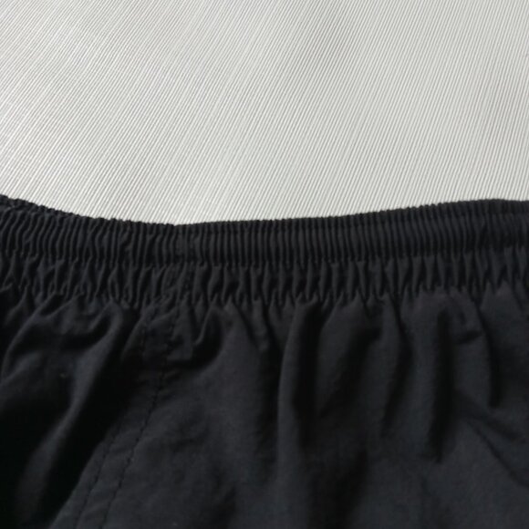 Vintage 1994 Nike Black Brief Lined Nylon Drawstring Activewear Shorts Size XL - Picture 12 of 12